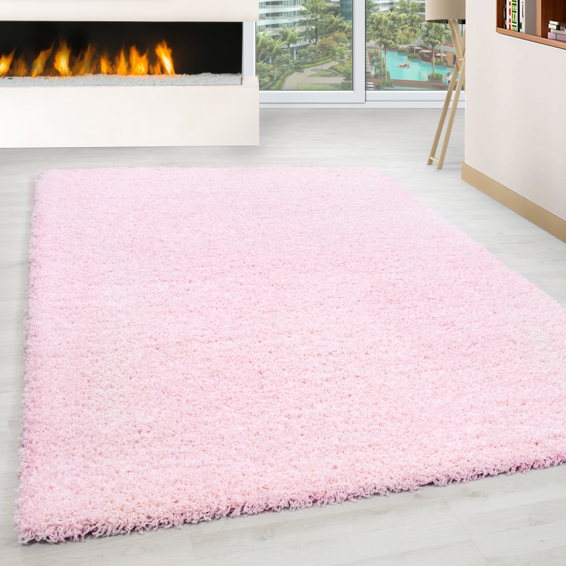 Chlpatý koberec Life Shaggy 1500 pink